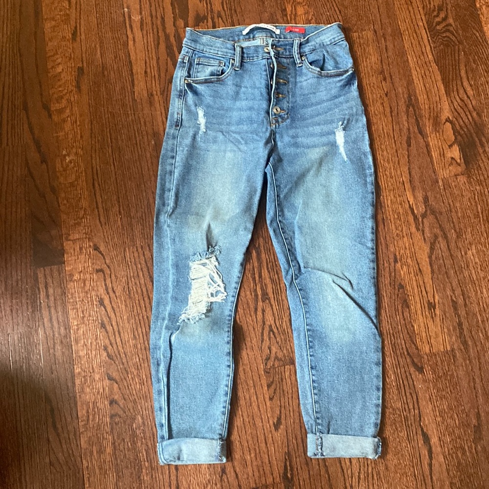 High rise jeans